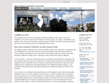 Tablet Screenshot of newjerseyconsumerlaw.com